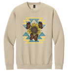 Crewneck "Monarchs & Sunflowers"