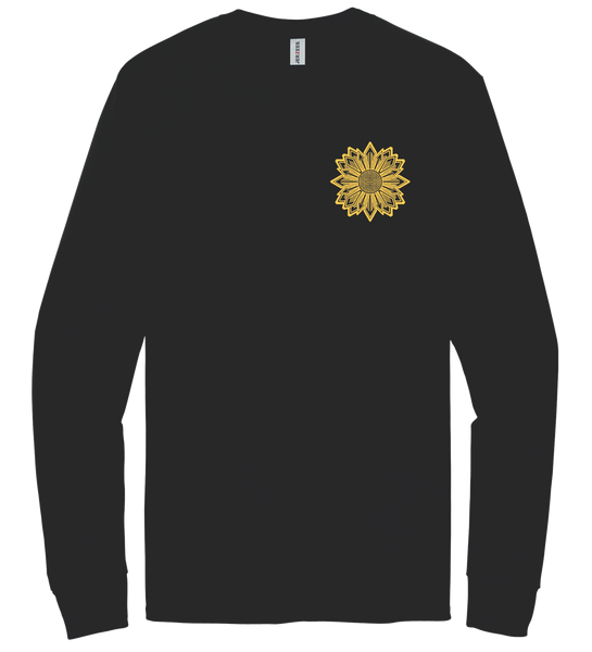 Geometric Sunflower long sleeve