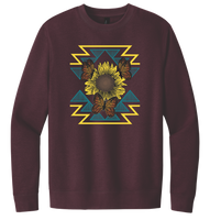 Crewneck "Monarchs & Sunflowers"