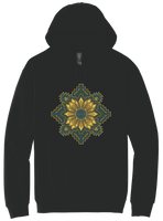 Geometric Sunflower hoodie