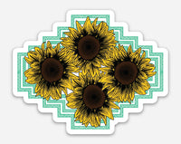 3" "Clouds & Sunflowers" Sticker