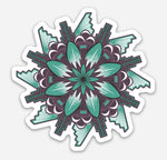 3" "Blooming Clouds" Sticker