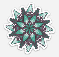 3" "Blooming Clouds" Sticker