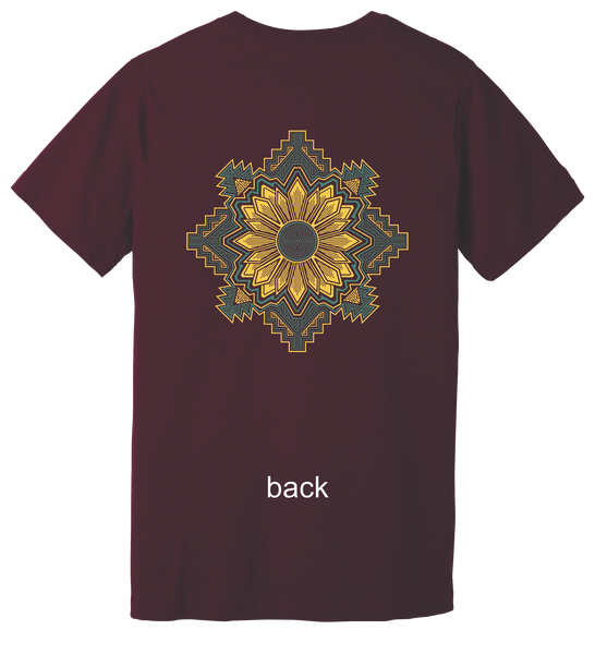 Geometric Sunflower short sleeve