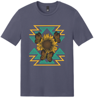 Short Sleeve "Monarchs & Sunflowers"