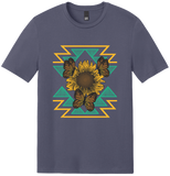 Short Sleeve "Monarchs & Sunflowers"