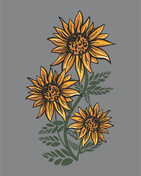 Pre-order Crewneck "Sunflower" Design