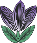 Indigen Tulip 3" Sticker