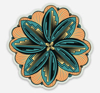 3" Sunset Blossom Sticker