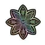 Holographic DCH Floral Logo Design
